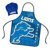 Detroit Lions Chef Hat and Apron Set-0