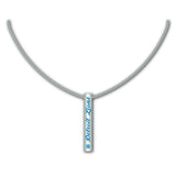 Detroit Lions Necklace Silver Bar-0