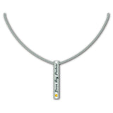 Green Bay Packers Necklace Silver Bar-0
