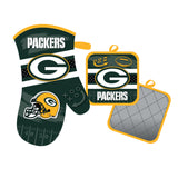 Green Bay Packers Oven Mitt and Pot Holder Set-0