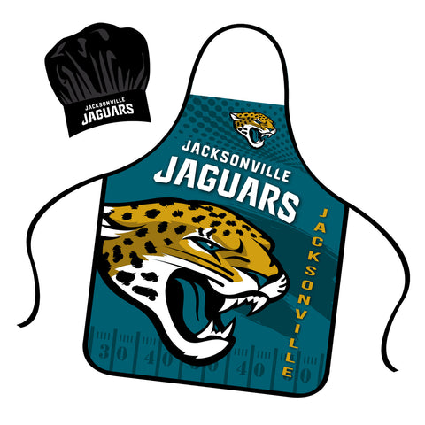 Jacksonville Jaguars Chef Hat and Apron Set-0