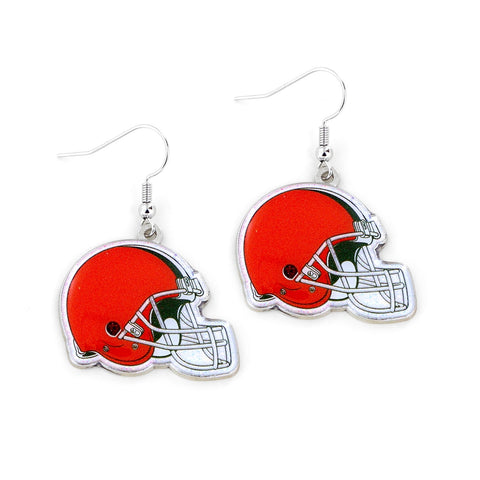 Cleveland Browns Earrings Glitter Dazzle-0
