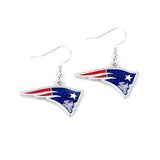 New England Patriots Earrings Glitter Dazzle-0