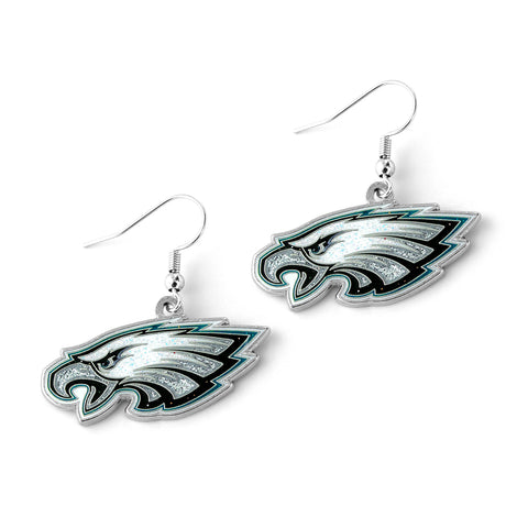 Philadelphia Eagles Earrings Glitter Dazzle-0