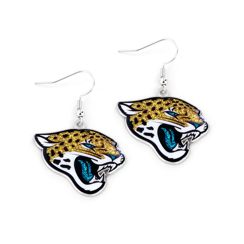 Jacksonville Jaguars Earrings Glitter Dazzle-0