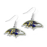 Baltimore Ravens Earrings Glitter Dazzle-0