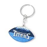 Tennessee Titans Keychain Football Glitter-0