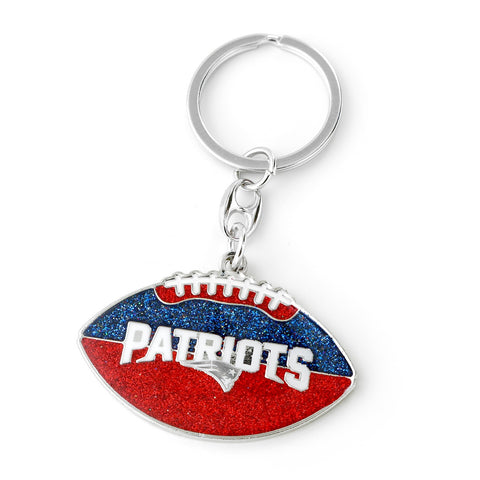 New England Patriots Keychain Football Glitter-0