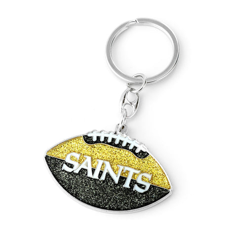 New Orleans Saints Keychain Football Glitter-0