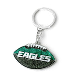 Philadelphia Eagles Keychain Football Glitter-0