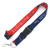 New England Patriots Lanyard Crossfade Design-0