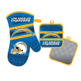 Los Angeles Chargers Oven Mitt and Pot Holder Set-0