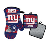 New York Giants Oven Mitt and Pot Holder Set-0