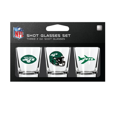 New York Jets Shot Glass Set 3 Pack-0