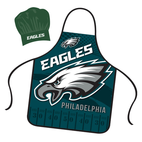 Philadelphia Eagles Chef Hat and Apron Set-0