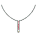San Francisco 49ers Necklace Silver Bar-0