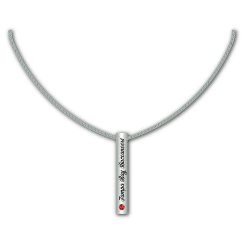 Tampa Bay Buccaneers Necklace Silver Bar-0