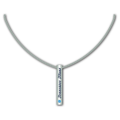 Tennessee Titans Necklace Silver Bar-0