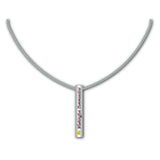 Washington Commanders Necklace Silver Bar-0