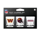 Washington Commanders Shot Glass Set 3 Pack-0