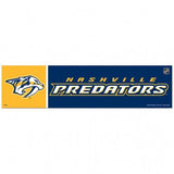 Nashville Predators Decal 3x12 Bumper Strip Style Special Order - Team Fan Cave