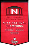 Nebraska Cornhuskers Banner 24x36 Wool Dynasty Volleyball - Team Fan Cave