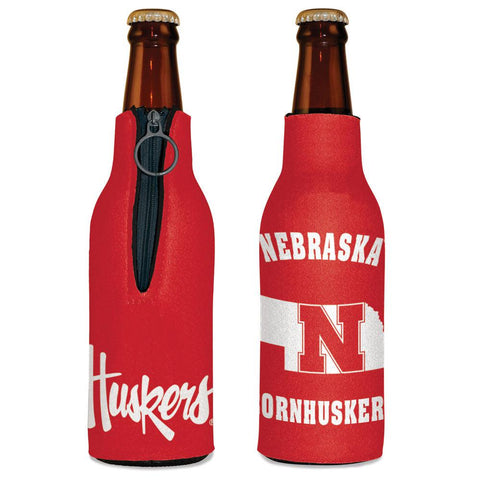 Nebraska Cornhuskers Bottle Cooler - Team Fan Cave