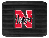 Nebraska Cornhuskers  Car Mat Heavy Duty Vinyl Rear Seat - Team Fan Cave