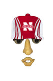 Nebraska Cornhuskers Forest Face - Team Fan Cave