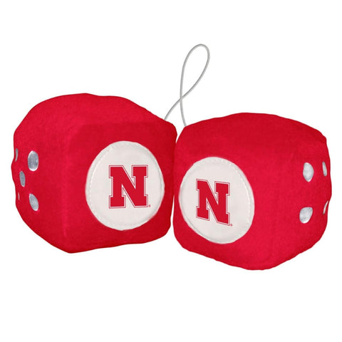 Nebraska Cornhuskers Fuzzy Dice CO - Team Fan Cave