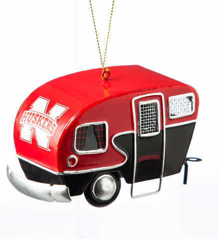 Nebraska Cornhuskers Ornament Camper Design - Team Fan Cave