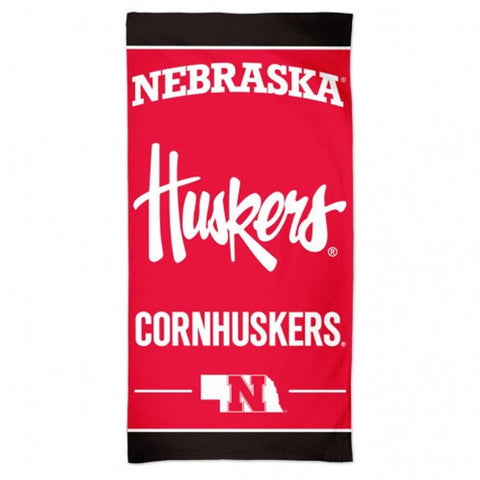 Nebraska Cornhuskers Towel 30x60 Beach Style