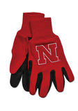 Nebraska Cornhuskers  Two Tone Gloves - Adult