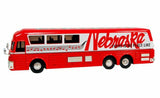 Nebraska Cornhuskers White Rose Musical Bus CO - Team Fan Cave