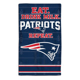 New England Patriots Baby Burp Cloth 10x17 - Team Fan Cave