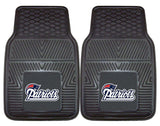 New England Patriots Car Mats Heavy Duty 2 Piece Vinyl