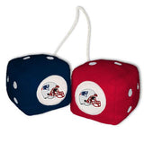 New England Patriots Fuzzy Dice - Team Fan Cave