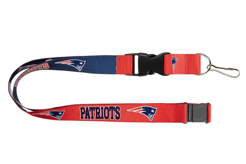 New England Patriots Lanyard Reversible