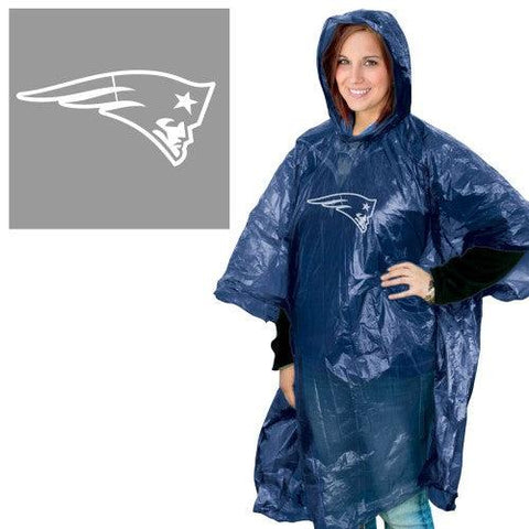 New England Patriots Rain Poncho - Team Fan Cave