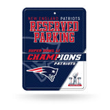 New England Patriots Sign Metal Parking High Res Super Bowl 51 Champions - Team Fan Cave