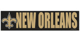 New Orleans Saints Decal Bumper Sticker-0