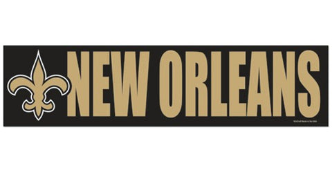 New Orleans Saints Decal Bumper Sticker-0