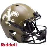 New Orleans Saints Helmet Riddell Replica Full Size Speed Style Salute To Service-0