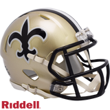 New Orleans Saints Helmet Riddell Replica Mini Speed Style 1976-1999 T/B-0