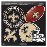 New Orleans Saints Magnet Kit 4 Piece - Team Fan Cave