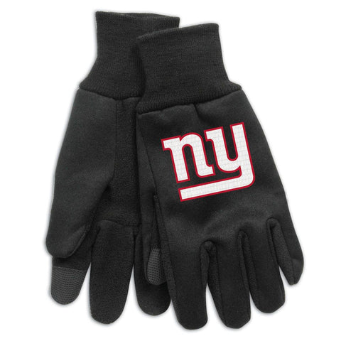 New York Giants Gloves Technology Style Adult Size-0