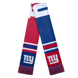 New York Giants Scarf Colorblock Big Logo Design - Team Fan Cave