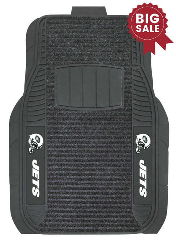 New York Jets Car Mats Deluxe Set - Team Fan Cave