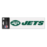 New York Jets Decal 3x10 Perfect Cut Wordmark Color-0