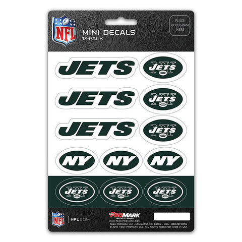 New York Jets Decal Set Mini 12 Pack